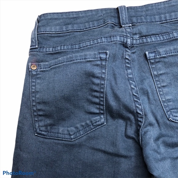 Vince Crop Skinny Ankle Glacier Blue Stretch Jeans - Picture 13 of 16